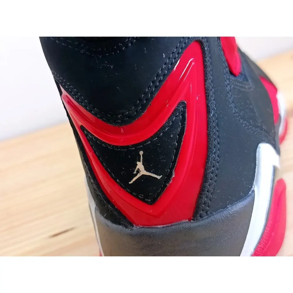 Jordan True Flight Black Red Men's Size 14 Sneakers CU4933-001 Excellent